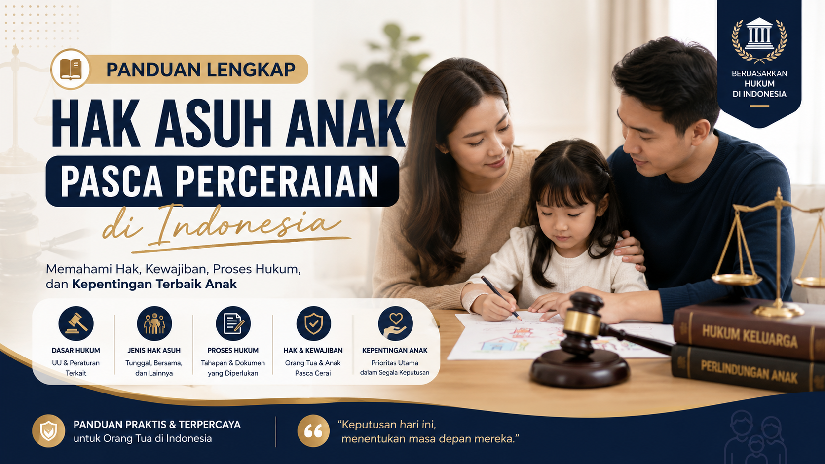 Panduan Lengkap Hak Asuh Anak Pasca Perceraian di Indonesia